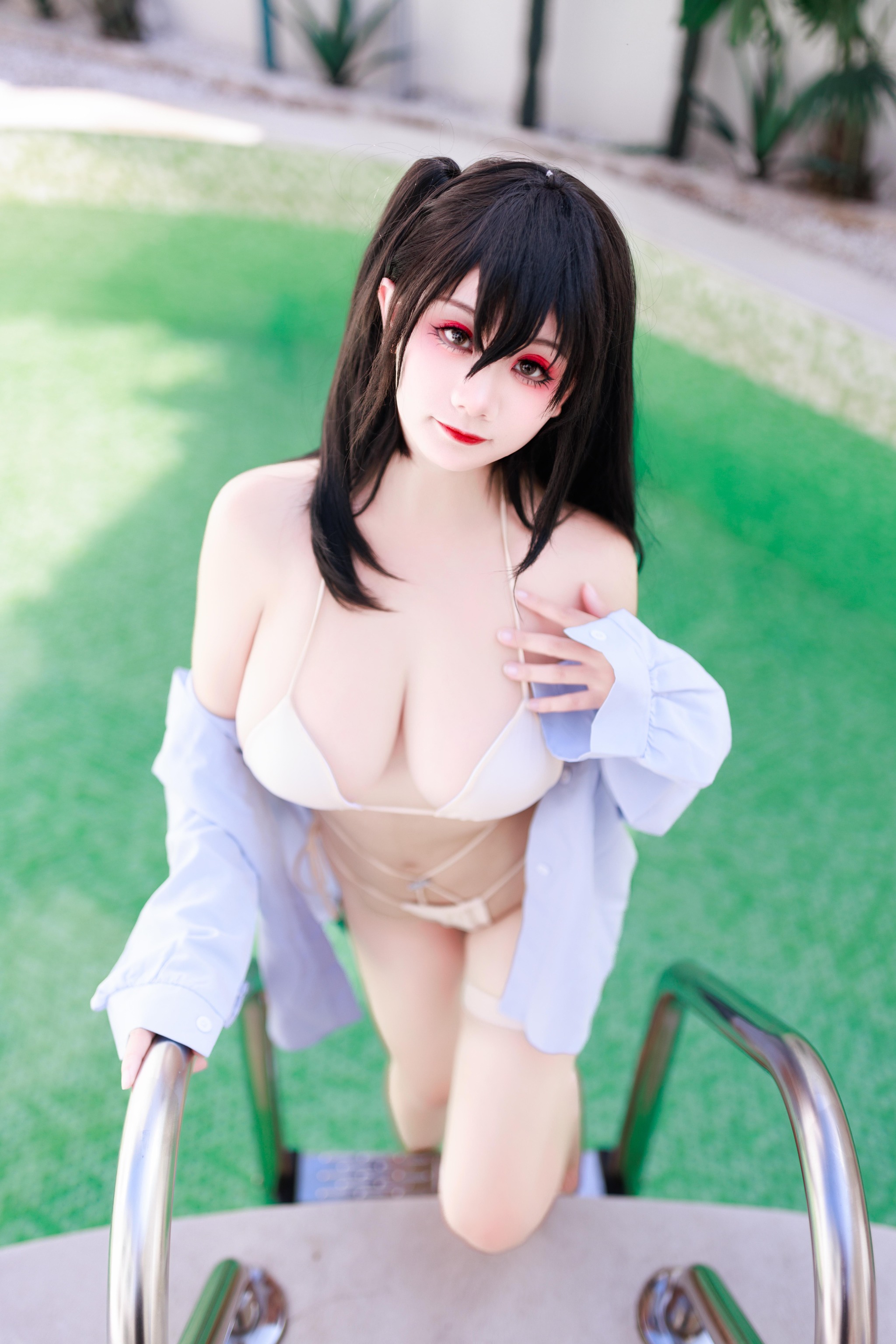 阿雪雪 - NO.049 大凤泳装 [86P1V]-XikXak